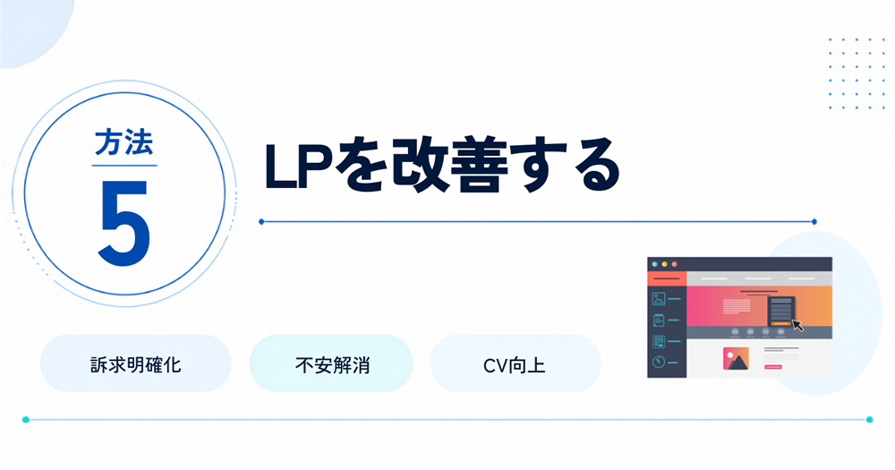 方法5:LPを改善する
